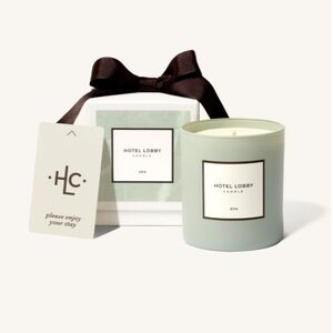 Set of TWO Hotel Lobby Candles, Spa Scent, New in Box